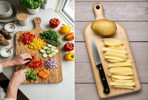 Perform Vegetable And Potato Cuts